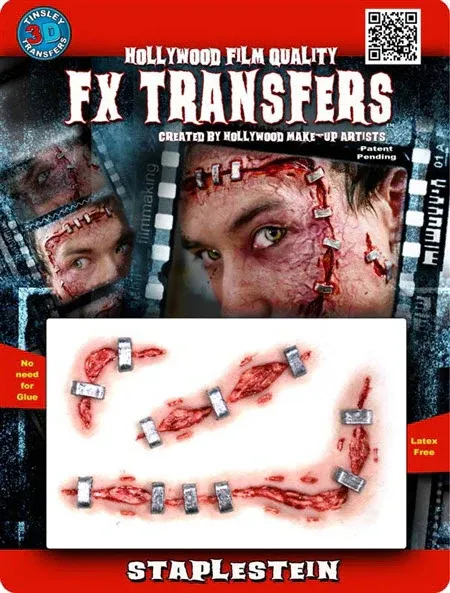 3D FX Transfers "Staplestein stapled wounds"