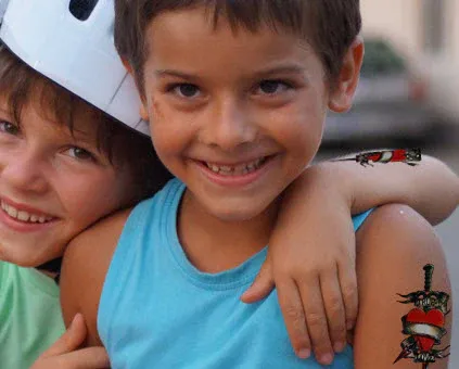 True Love Heart & Dagger Tattoo