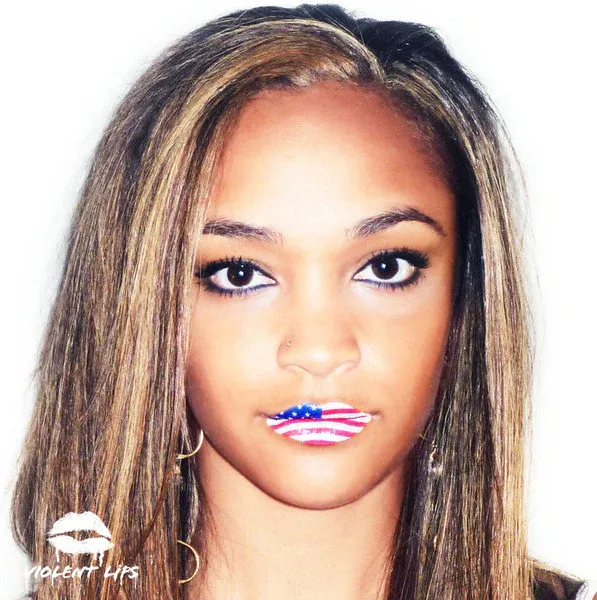 American Flag Violent Lips (3 Lip Tattoo Sets)