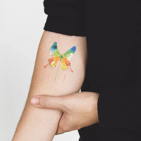 Watercolor Butterfly – Tattoonie