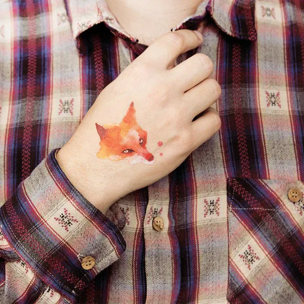 Watercolorzz Fox – Tattoonie