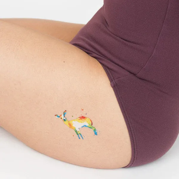 Watercolor Deer – Tattoonie