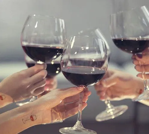 Wine Glasses Tattoo