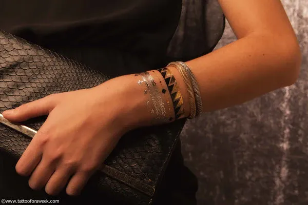 Yolo Metallic Tattoos