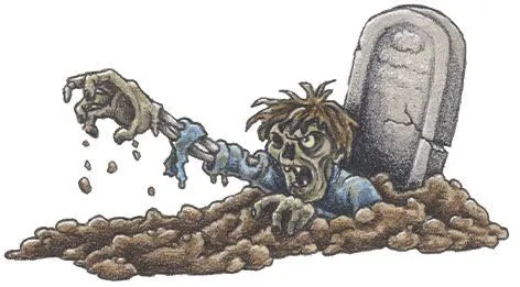 Zombie In The Grave Tattoo